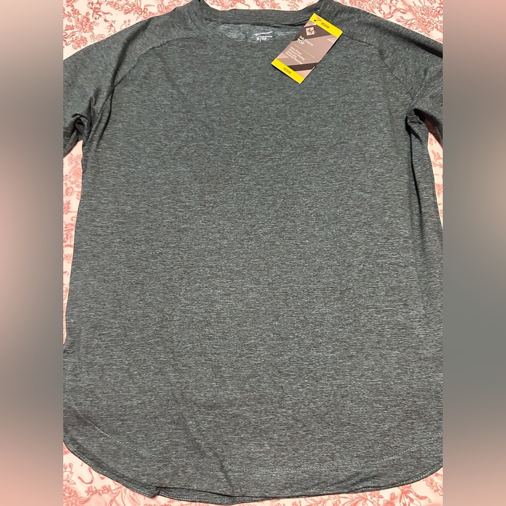Member's Mark Women’s Curved Hem Long Sleeve Soft Heather Top with Thumbholes